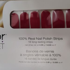 Color Street Real Nail Polish Strips - Red